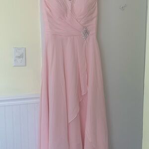 Elegant light Coral Pink Mother of the Bride Dress
